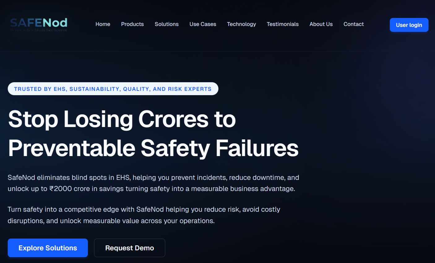 Safety AI monitoring visual